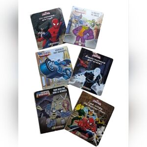 Spider-Man & DC Super Friends Livres Tout Carton